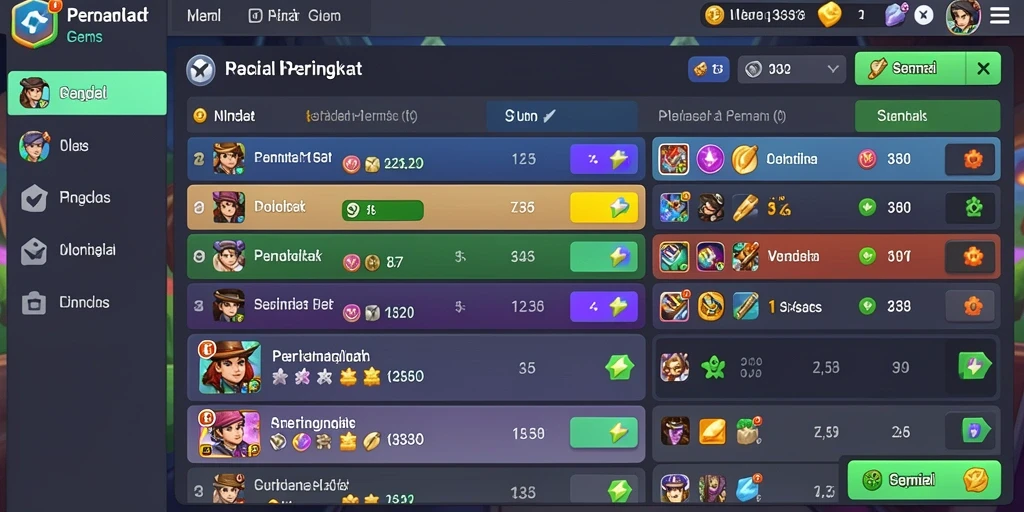 Screenshot menunjukkan tampilan antarmuka pengguna yang modern.