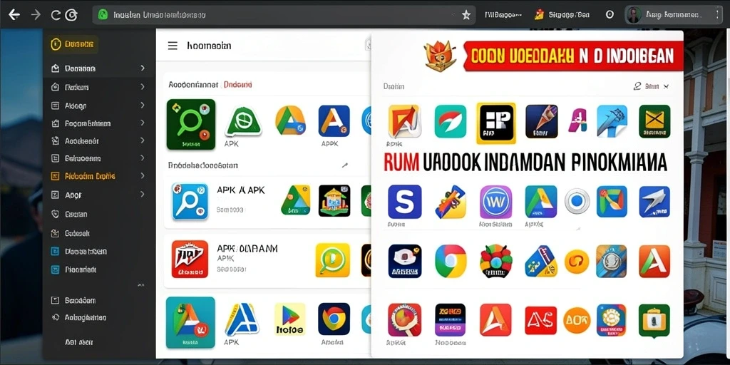 Tampilan antarmuka utama yang menarik dan mudah dinavigasi.