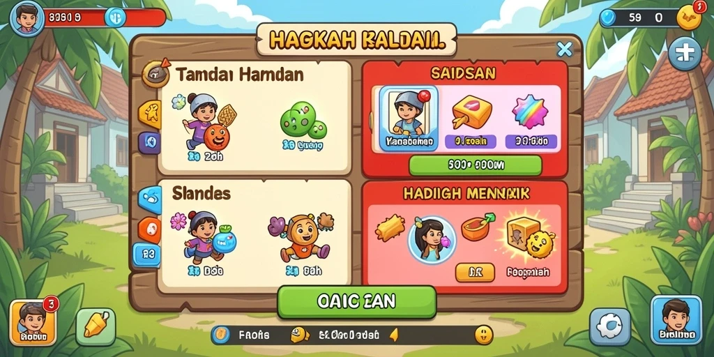 Tampilan antarmuka yang menarik dan mudah digunakan.